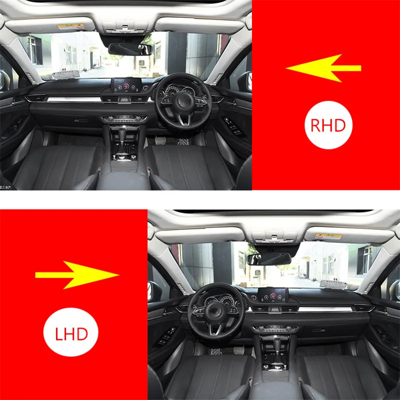Car interior decoration molding bon fiber material Styling For Mazda 6 Atenza 2019 2020 2021 2022 Accessories