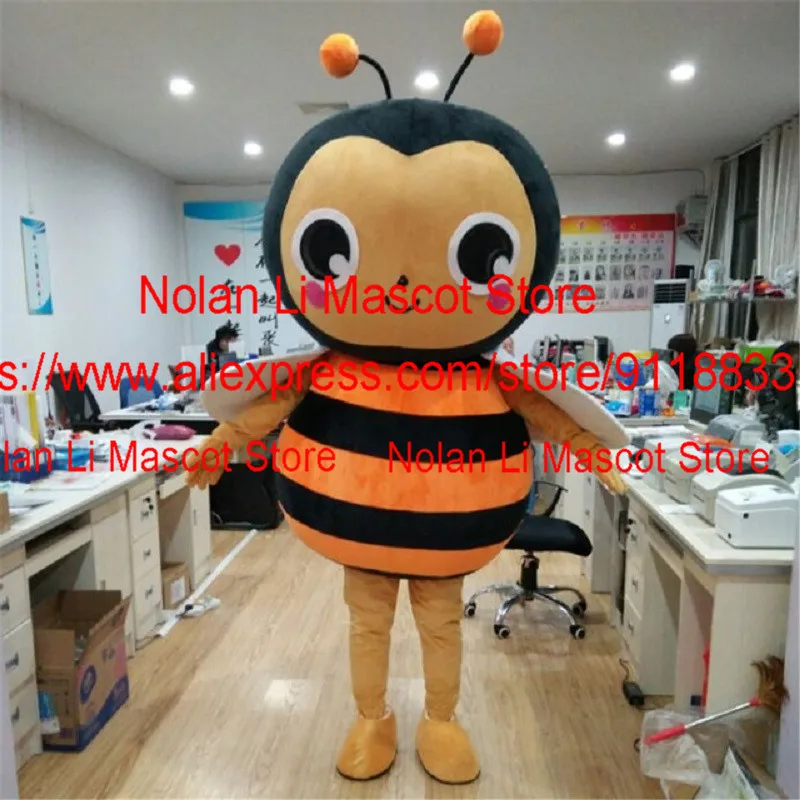 Hot Selling 16 Styles Bee Mascot Costume Cartoon Game Cosplay Birthday Party Fancy Prom Dress Advertisement Carnival 1192