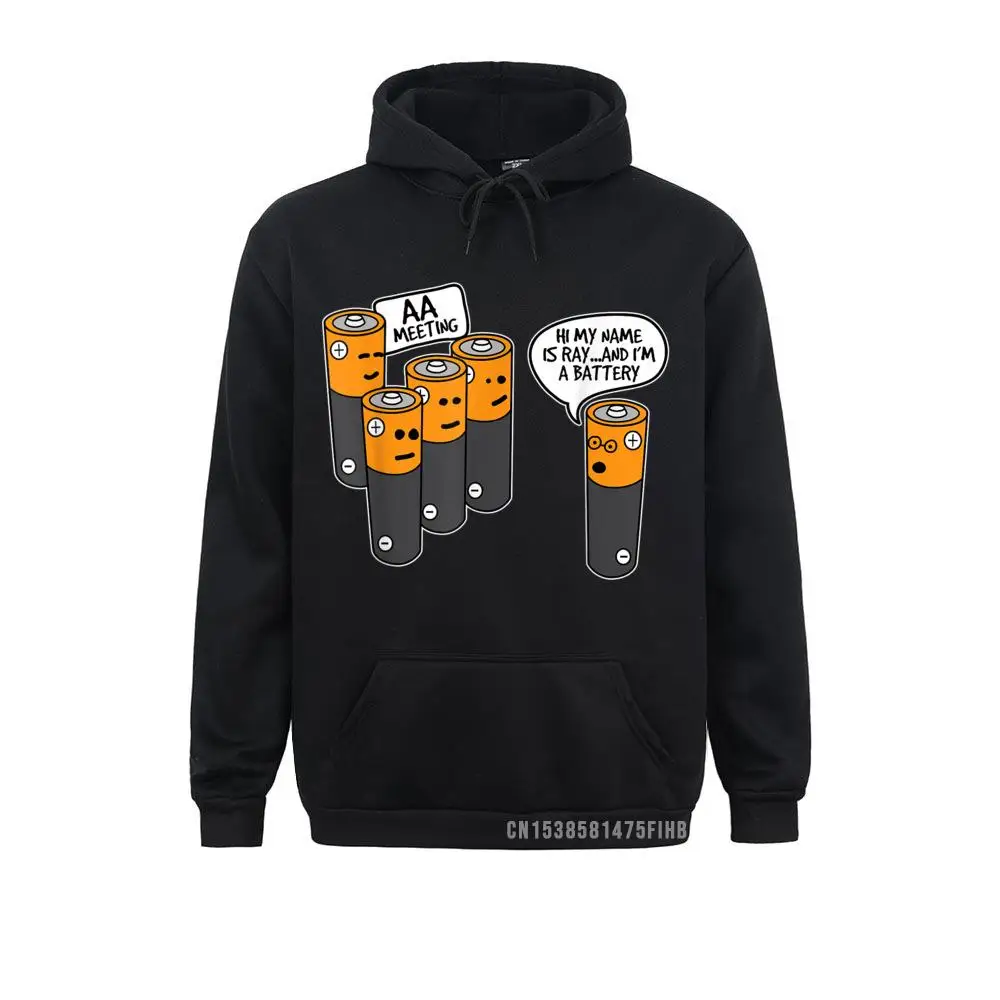 AA Alcoholic Battery Meeting Novelty Funny Sweatshirt Gift Sweatshirts Thanksgiving Day Hoodies 2021 Street Novelty Mens