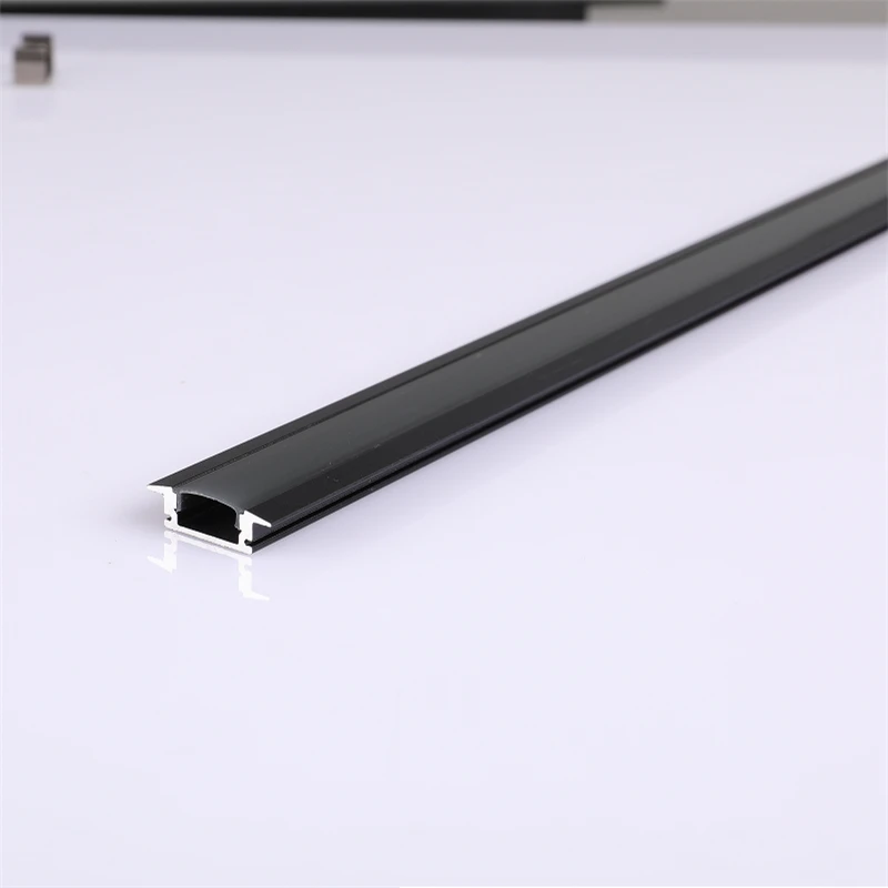 

10-30Pcs 40Inch 100cm U W Black Led Aluminium Profile , 12V Bar Light Housing Cover Embedded Surface Mount Linear Kitchen Cabine