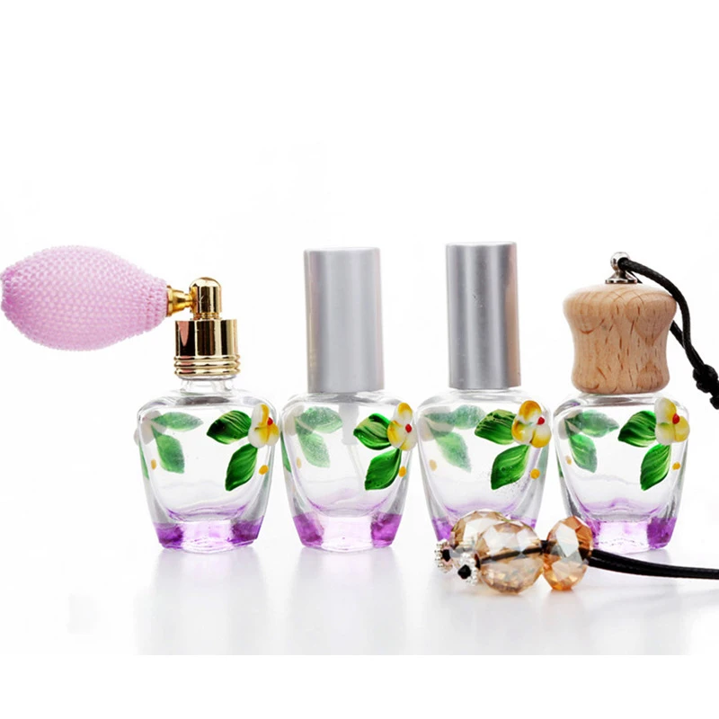 

10Pcs/lot 6ml Glass Perfume Bottles Empty Roller Bottles Spray Bottles Mist Spray Bottles For Essential Oil Aromatherapy