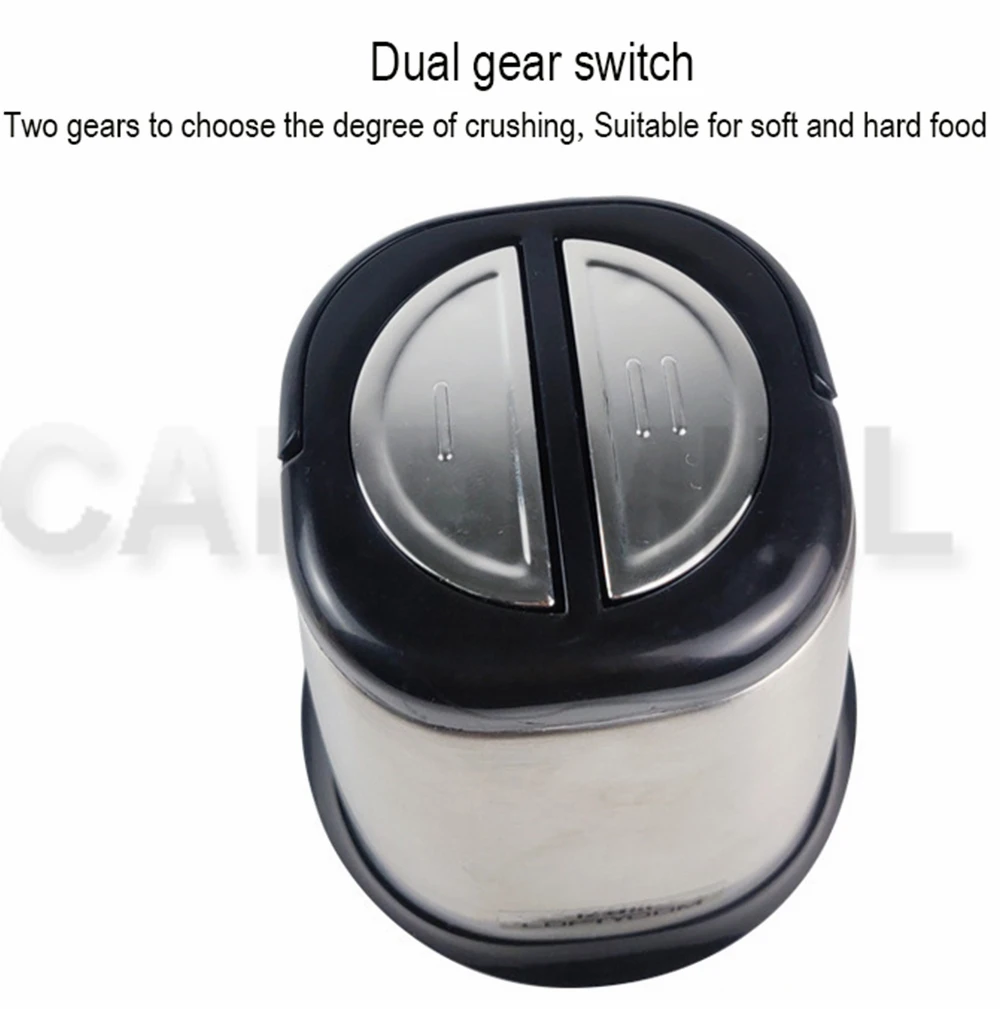 CANDIMILL 2 سرعات 2L قدرة مفرمة اللحم أداة تقطيع الطعام الكهربائية المفرمة المنزلية الثوم الخضار المعالج Slicer