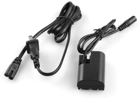 Fully Decode ACK-E6 AC Power Adapter Kit for Canon EOS 5D Mark II Mark III 6D 7D R5C R5 R6