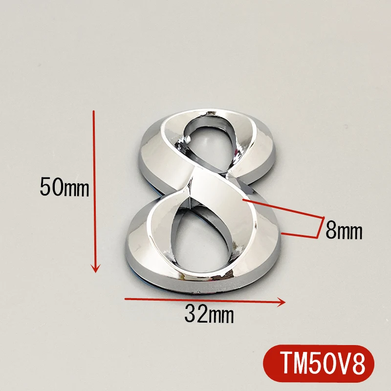 5cm 3D Silver Plastic Numeral House Number Sign Plating Gate Digits Tag Hotel Home Sticker Address Door Label Plaque Sign #0-9