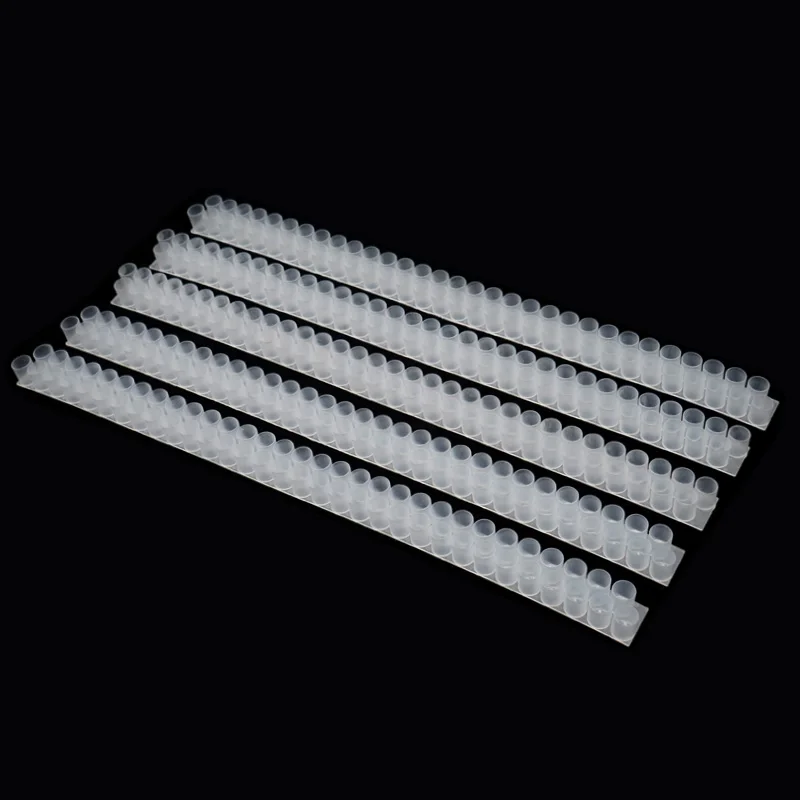 

20 Pcs Royal Jelly Strips Double Rows Paddle Flexibility Professional Beekeeper Bee Milk Pulp Sheet Bar Plastic Supplies