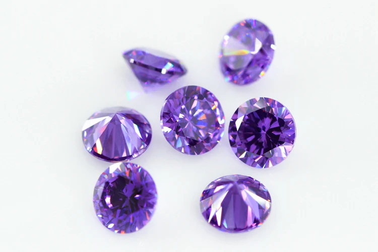 5A Qaulity 1.0~3.0mm Various 20 Colors Loose Cubic Zirconia Stones Round Brilliant Cut Loose CZ Synthetic Gem For Woman Jewelry