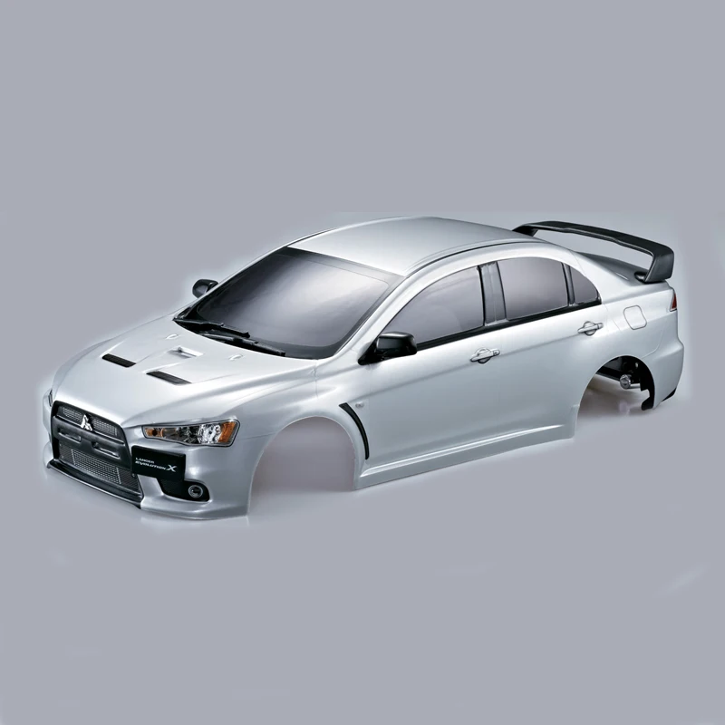 RC car 1/10 Touring electric PC car EVO Mitsubishi Lancer Evolution X with 257mm wheelbase fit for Tamiya Killerbody