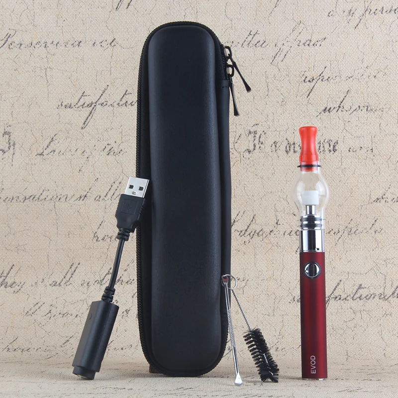 EVOD batteria glass globe atomizzatore vaporizzatore per erbe secche sigaretta elettronica starter kit fumatore cera vape pen evod eGo e cig