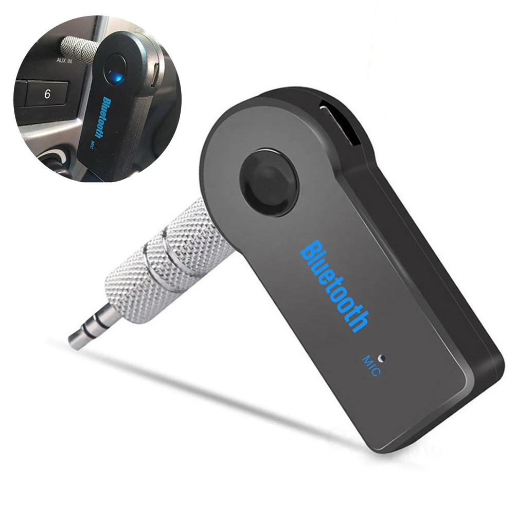 2 In 1 Wireless Bluetooth-compatible Receiver Transmitter Adapter 3.5mm Phone AUX Audio MP3 Car Stereo Music Receiver Adapter 