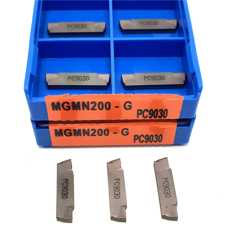 Imagem -04 - Grooving Carbide Insert Torno Turning Tool Partição e Grooving Tool Mgmn200-g Pc9030 Mgmn200-g Nc3020 Mgmn200-g Nc3030