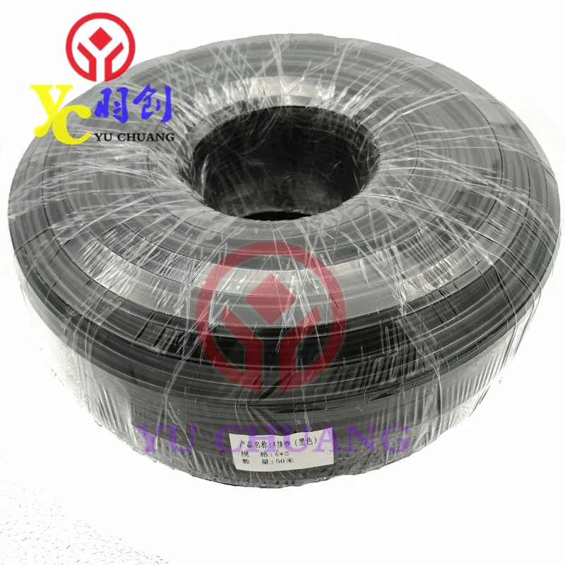 

Лидер продаж, 4 линии, трубка 6*4/5*3/4,2*2,8/4*3/3*2 мм для струйного принтера Xuli Wit-color Human JHF, хорошая цена, прозрачная/черная чернильная трубка