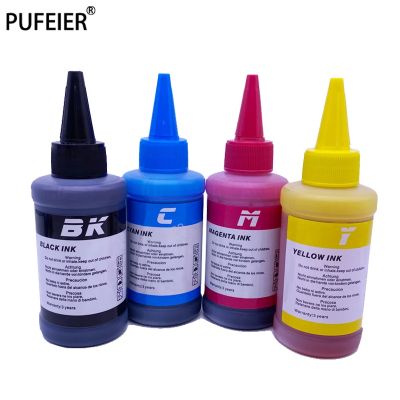 604 604XL Refillable Dye Ink Bottle 4 Color For Printer Epson XP-2200 XP-2205 XP-3200 XP-3205 XP-4200 XP-4205 WF-2910DWF WF-2950