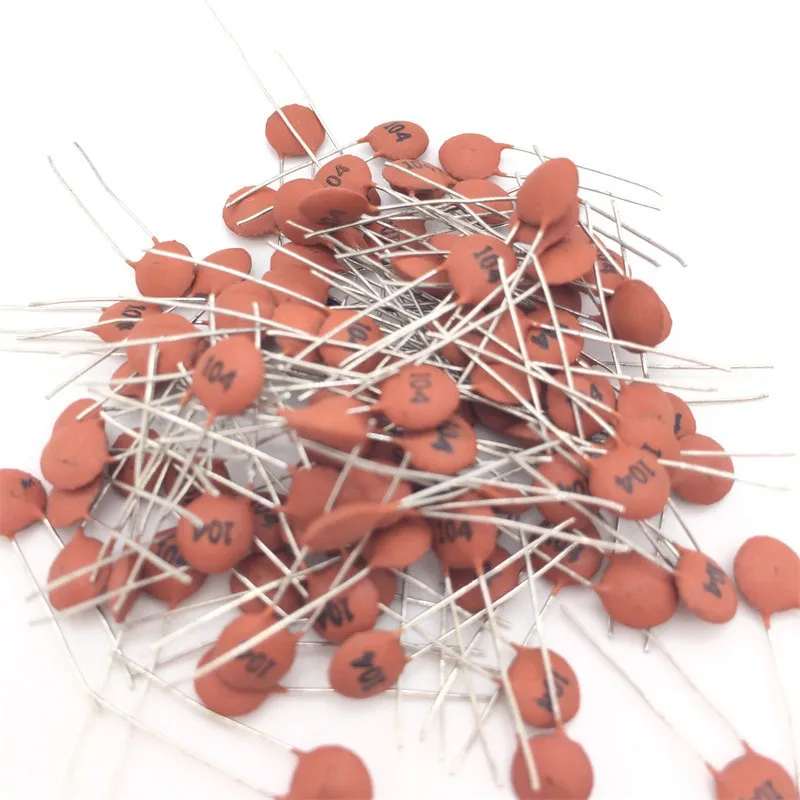 100 Stück Keramikkondensatoren, 50 V, 104, 100 nF, 0,1 µF, IC, elektronische Bauteile für Arduino, zum Selbstbau. – Detail 1