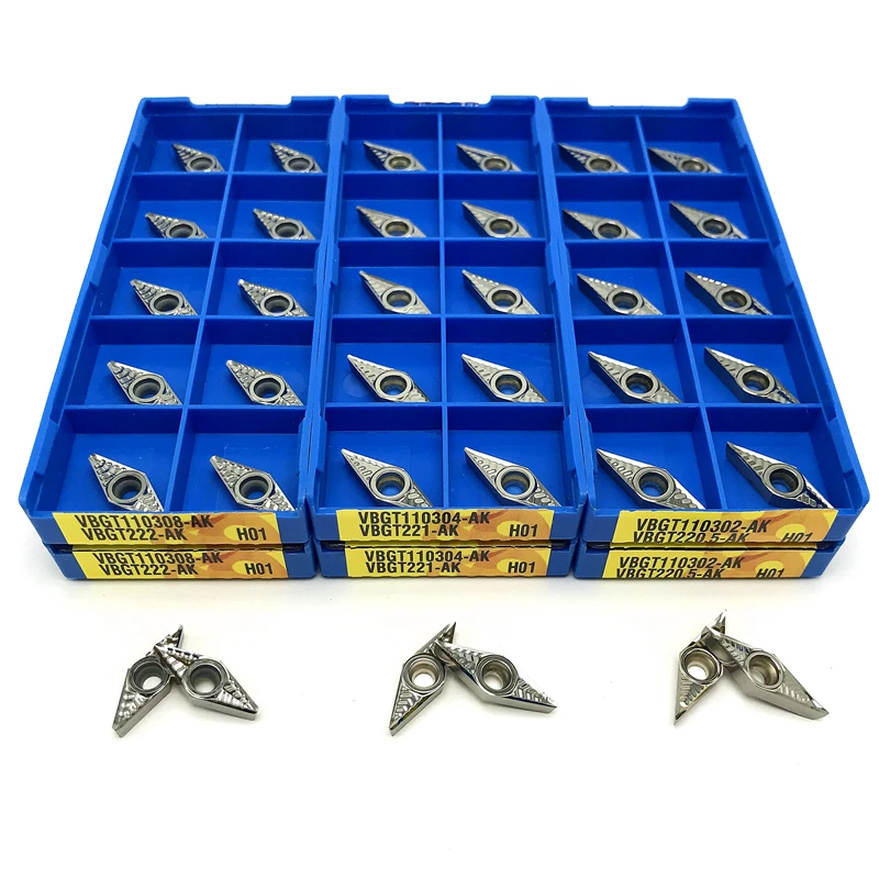 VBGT110302 VBGT110304 VBGT110308 AK H01 Aluminum Insert Internal Turning Tool High Quality Turning Insert CNC Lathe Tools