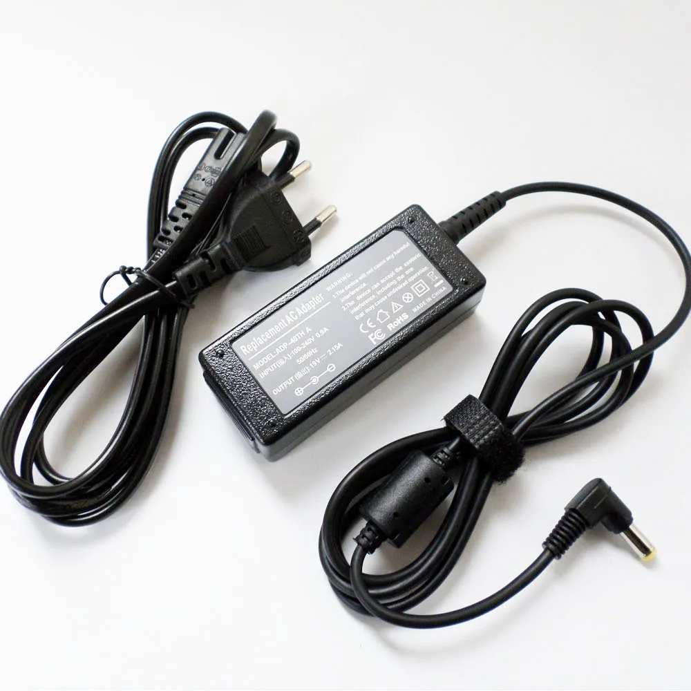 

New 19V 2.15A 40W AC Adapter Battery Charger Power Supply Cord For Acer Aspire One A110L A150L A150X A110-Agc A110-AGb Netbook