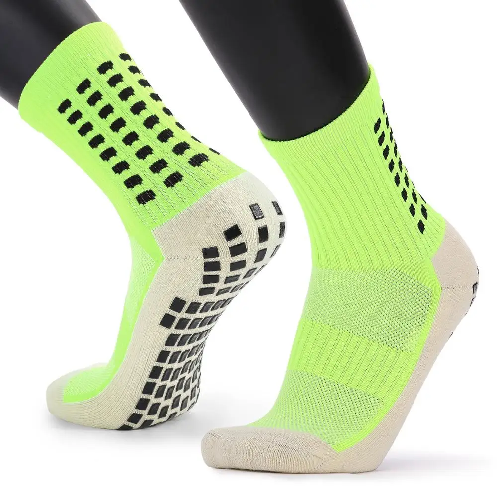 Chaussettes de sport antidérapantes pour hommes, chaussettes de Football, de basket-ball, avec fond en serviette épaisse