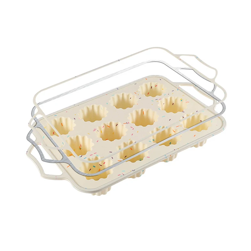 DIY Moule Patisserie Silicone Chocolate Molds Pudding Cake Form For Baking Tray Non-stick Muffin Silicone Mold Maker