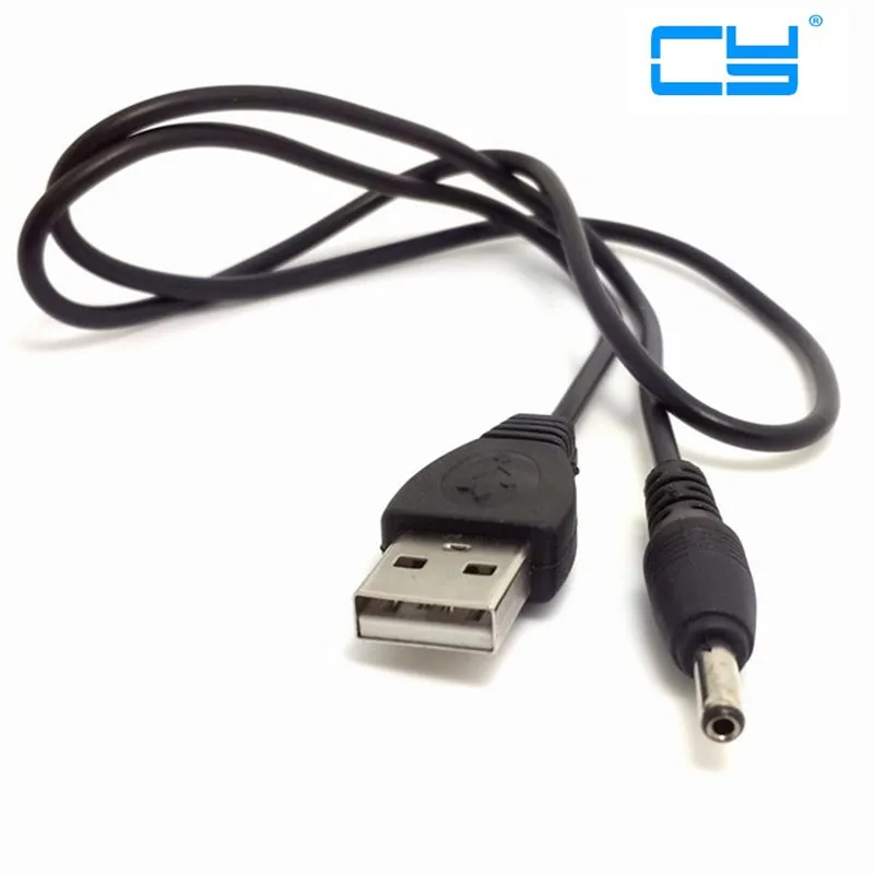 

Levar fio linha USB vez 3.5mm ficha de alimentacao DC 3.5 vire Um USB macho cabo de alimentacao 80 CM 2.8FT