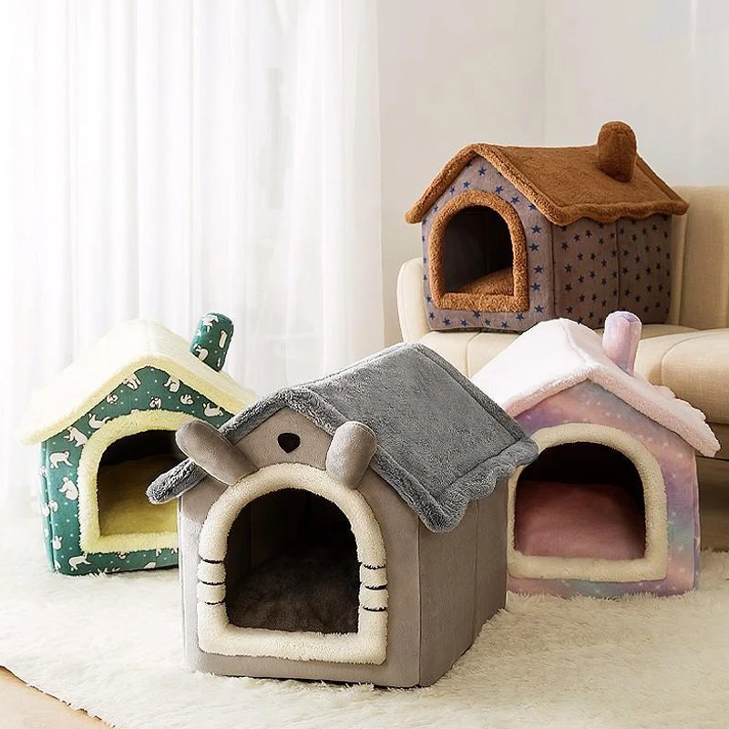 L Dog House Cama Gato игровой комплекс для кошек Cat Bed Deep Sleep Comfort In Winter Four Seasons Pet Supplie лежанка для собак