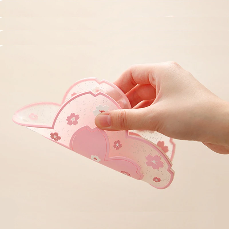 Japan Style Cherry Blossom Silicone Coaster Dining Coffee Table Cup Mat Heat-resistant Pad Anti-slip Placemat Kitchen Accessory
