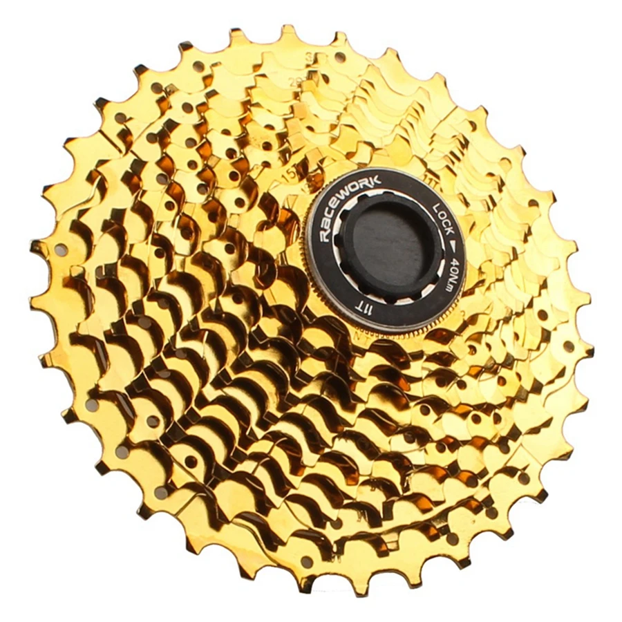 RACEWORK Road Bike 11 Speed Cassette 28T 32T Bicycle Freewheel Gold silver colorfull Flywheel For Shimamo 105 6800 R7000 R8000