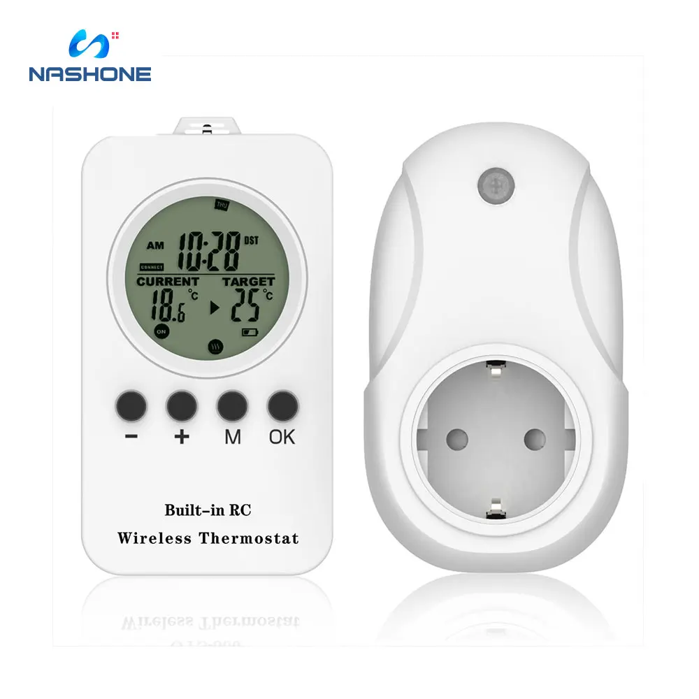 Nighte-220 v termostato para aquecimento de piso, sem fio, programável, digital, lcd, para casa inteligente