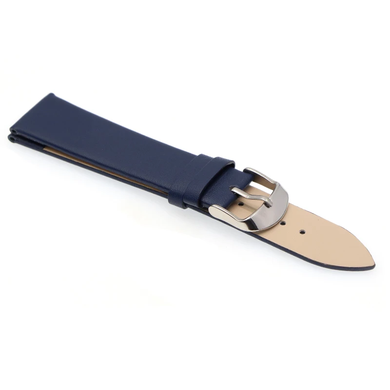 1PCS 12MM 14MM 16MM 18MM 20MM 22 MM Soft Grain Leather Watches Bracelet Watch Band Men and Women Straps
