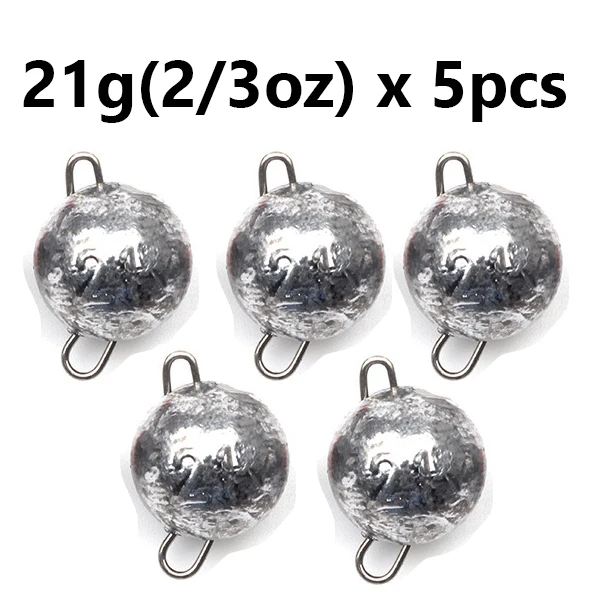 5 teile/los Angeln Gewicht Platinen 3g-28g Tiefe Wasser Kugel Gewicht mit Wirbel Runde Ball Platinen angelgerät Zubehör