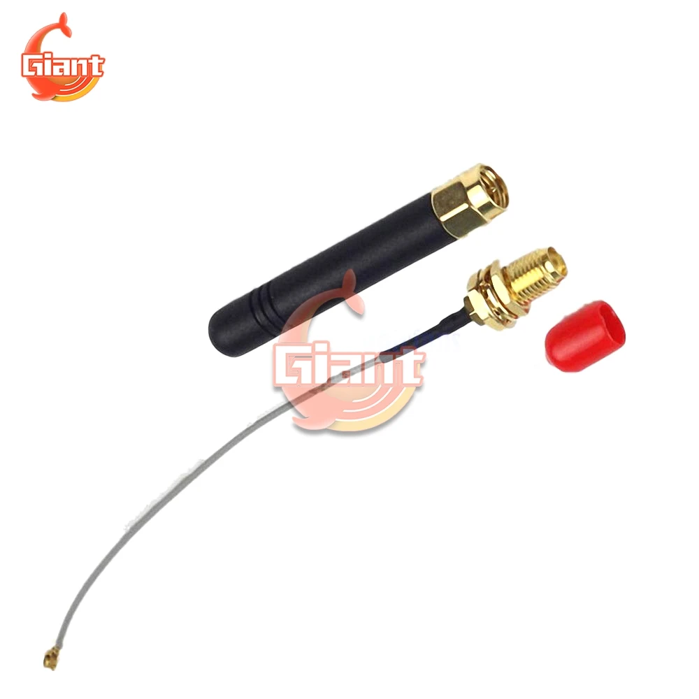 Straight Jack IPEX Antenna Connector RF Pigtail Cable for Board IOT 32u4 II Wifi Lora 32 SIM800L GPRS SIM GSM Wireless Module