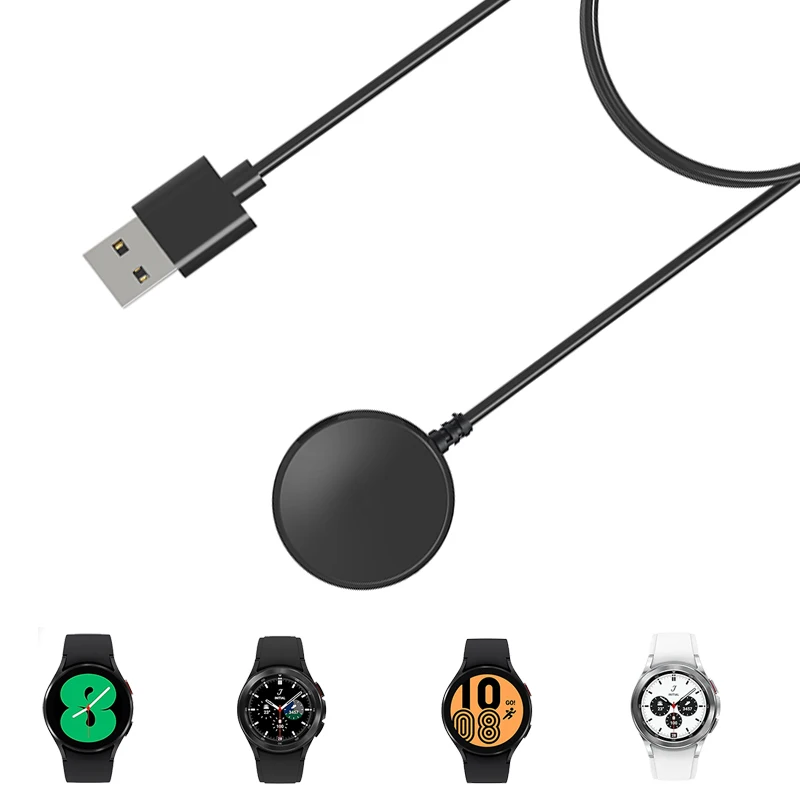 Ładowarka dokująca Adapter USB kabel do ładowania przewód bazowy do Samsung Galaxy Watch 4 40/44mm klasyczny 42/46mm 46mm eSIM inteligentny zegarek