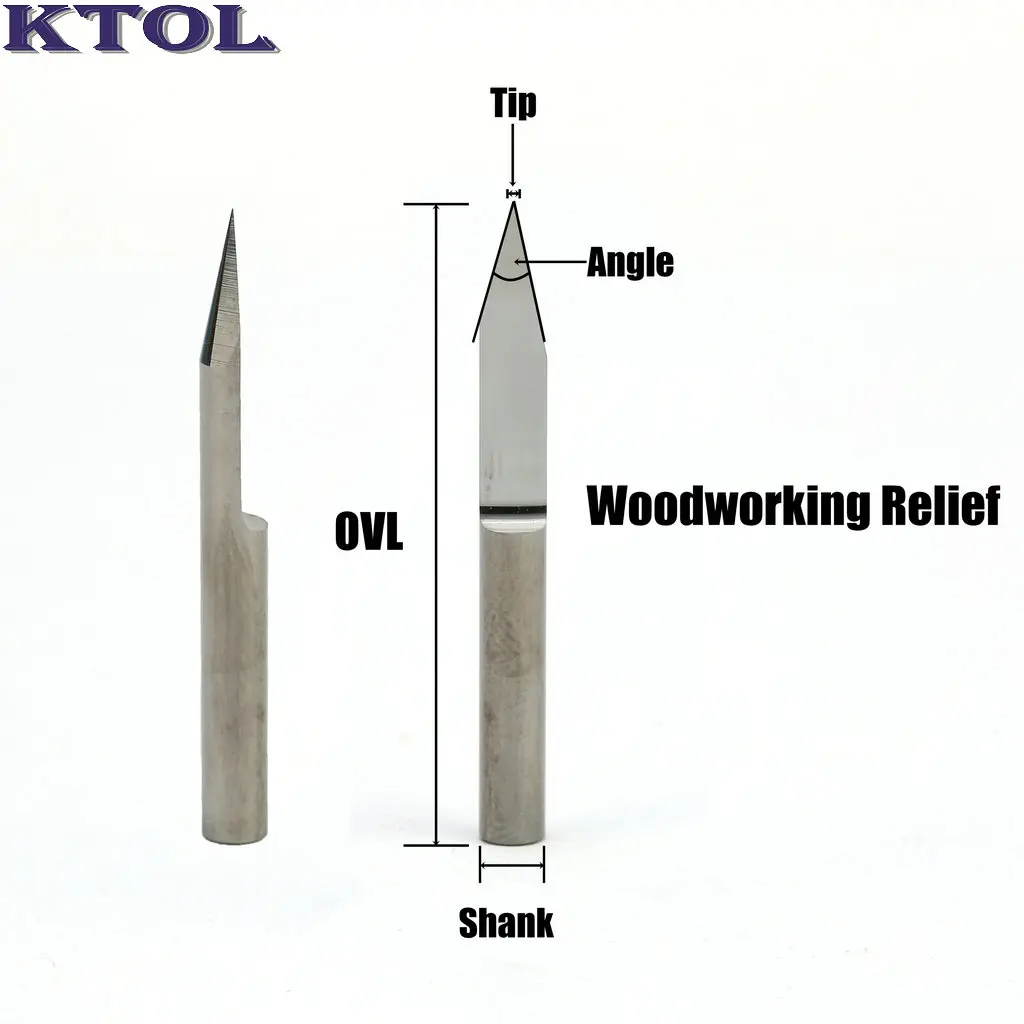 10 шт./компл., наконечник 60 градусов,0,2, 0,4, 0,6, 0,8, 1,0 мм V, твердосплавный резак с ЧПУ, концевая фреза для печатных плат, гравировальные фрезы для обработки дерева