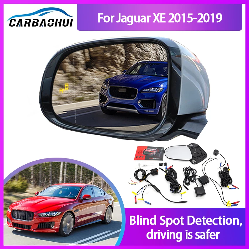 Car Blind Spot Mirror Radar Detection System for Jaguar XE 2015-2019 BSD BSA BSM Microwave Blind Spot Monitor Radar Detectors