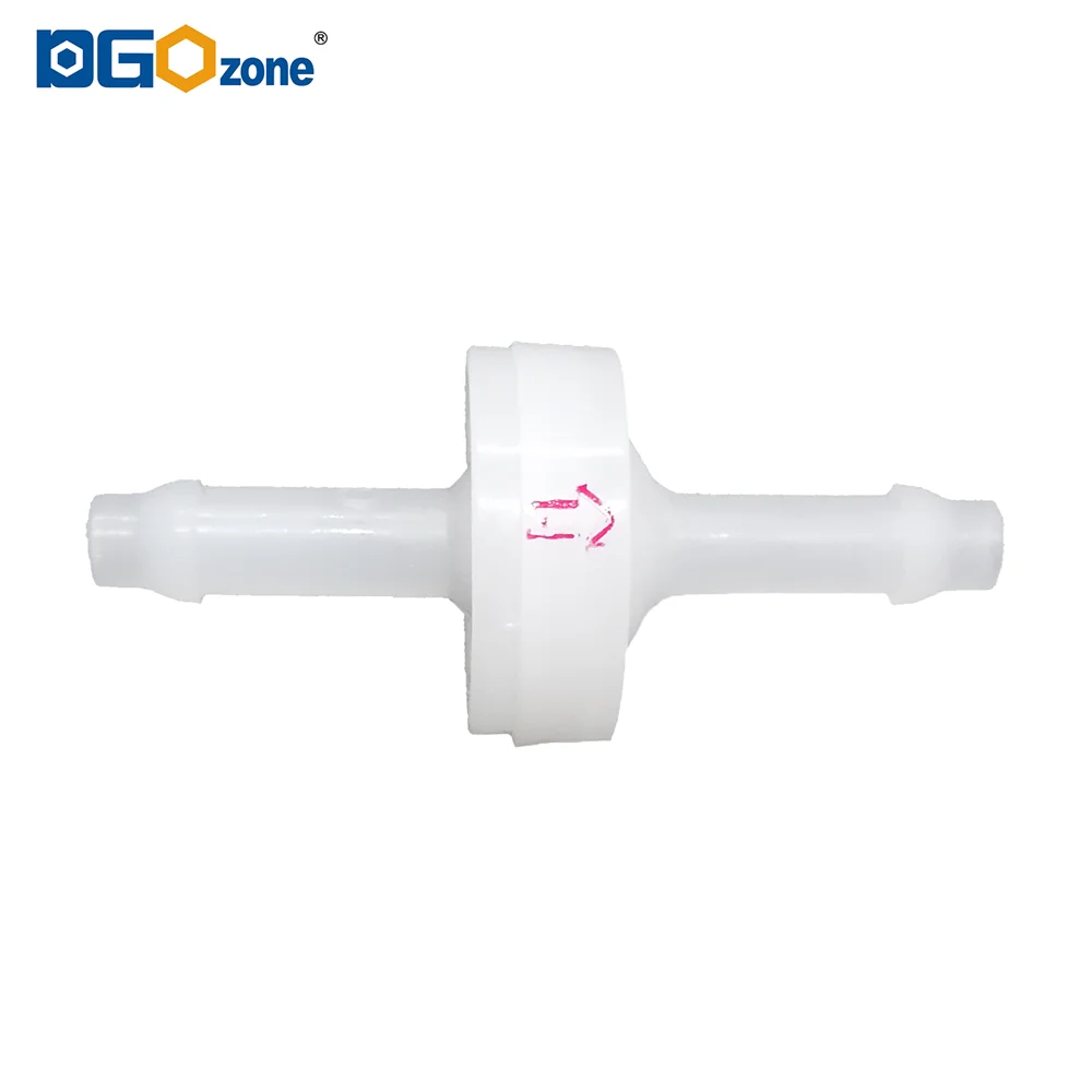 PVDF Plastic Check Valve 2PCS Non-return Valve 3/16