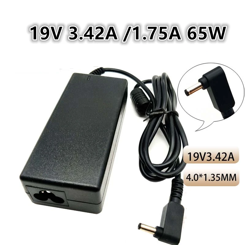 19V 3.42A 65W Universal Laptop Power Adapter Charger For ASUS X/A456U F556U F556UB VM591U X540L AF556U A556U K401L A401L