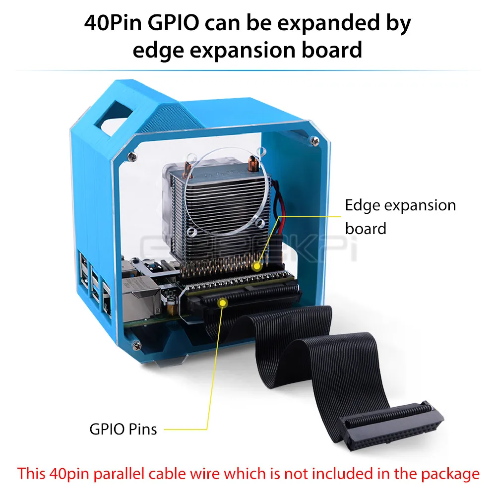 Чехол GeeekPi для 3D-принтера Raspberry Pi 4B / 3B / 3B +