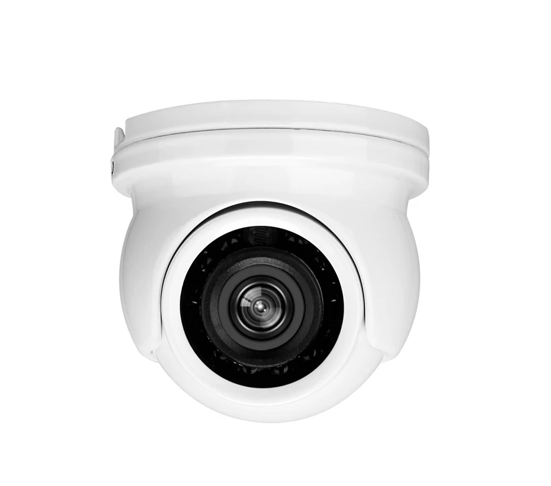 12pcs Infrared Led 8MP 4K IMX415 White Outdoor IP66 Starlight Cmos Mini Dome Hemisphere Surveillance Security AHD CCTV Camera