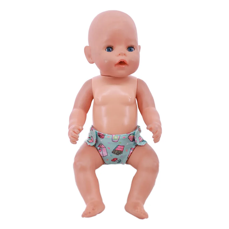 Doll Panties Cute Underwear Pet\\Panda Print For 18 Inch American Doll Girls&43cm Baby Reborn,Our Generation,Doll Clothes