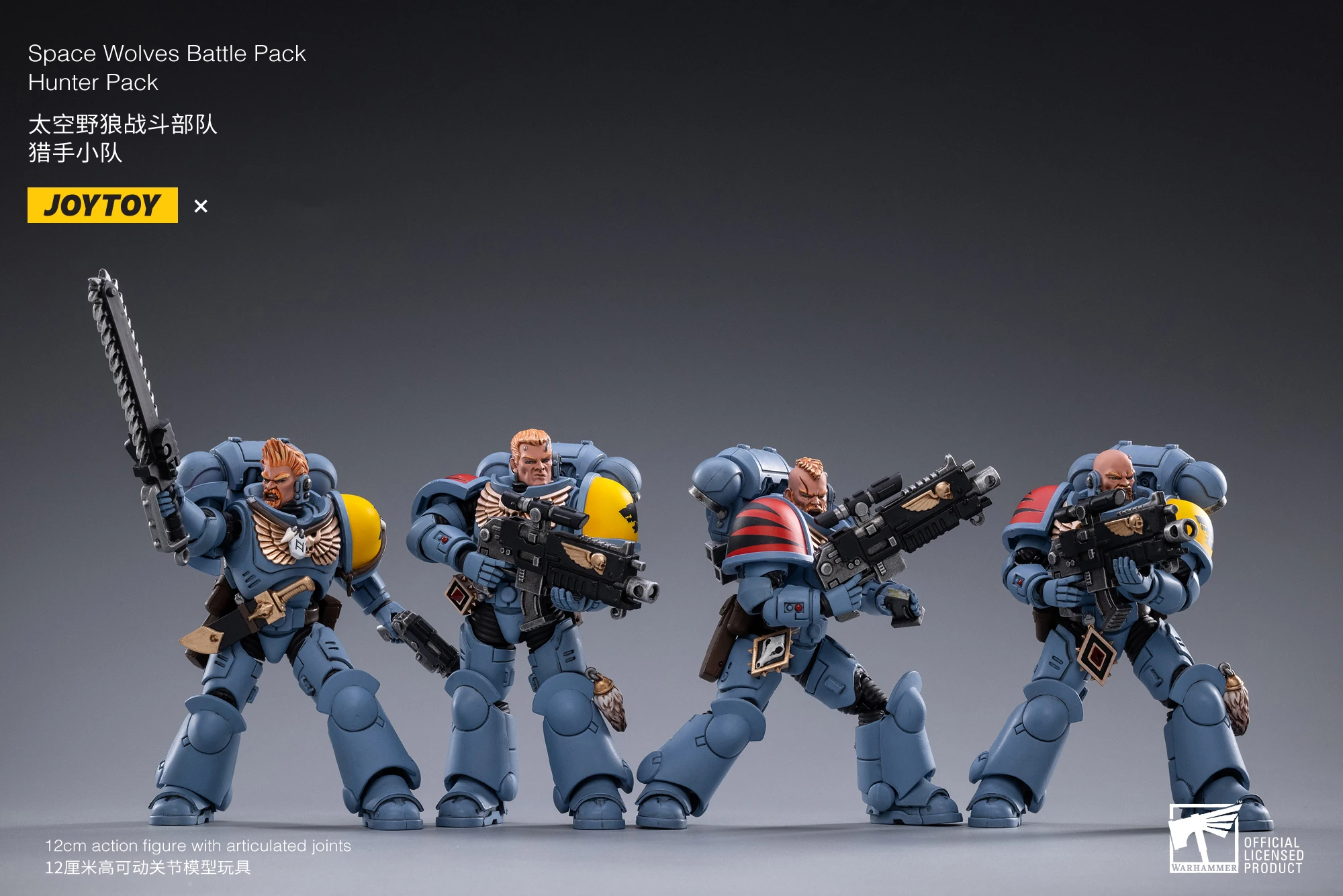 IN STOCK  1/18 Soldier Space Wolves Battle Pack Hunter Squad Action figure model