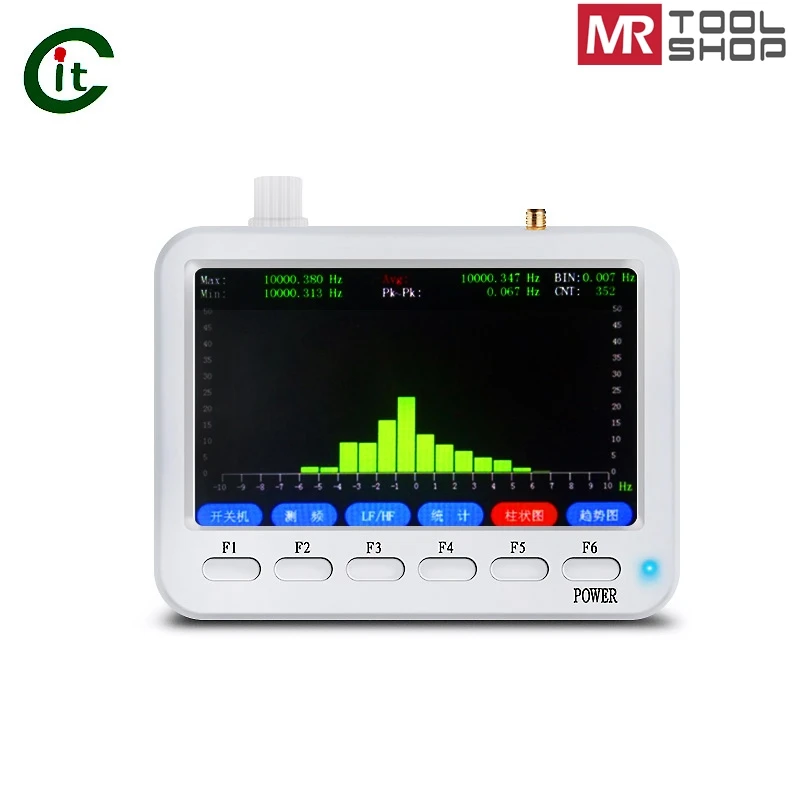 CIT FC4000 Handheld Digital Portable Frequency Meter 50HZ-4GHZ 0.001HZ resolution SMA-K interface 5