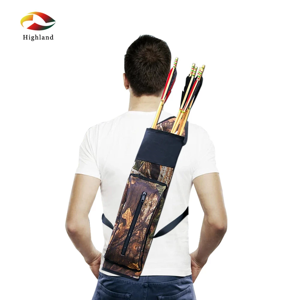 54CM Large Capacity Compound Arrows Holder Bow And Arrow Bag Shoulder Arrow Quiver  for Archery Hunting Outdoor Shooting