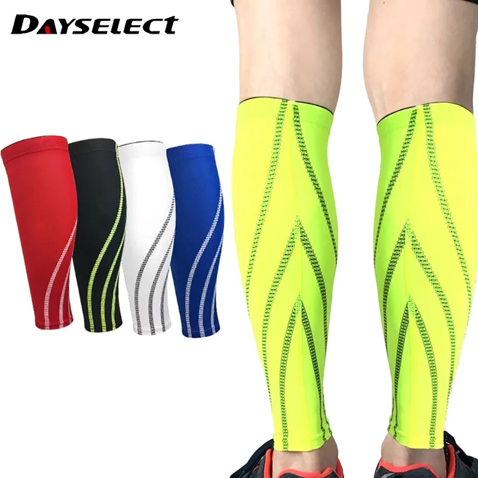 

1Pcs Compression Leg Sleeve Cycling Leg Warmers Running Football Basketball Sports Calf Support Brace Men Women