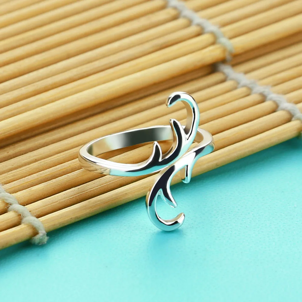 

Летнее пляжное открытое кольцо с листьями, регулируемое модное кольцо на палец в форме сердца для женщин и девочек, модный пляжный серебряный ювелирный аксессуар