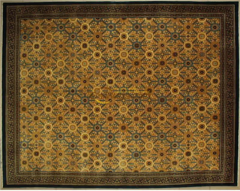 big rug savonnerie carpet wool large carpet pure color carpet China wool knitting carpets