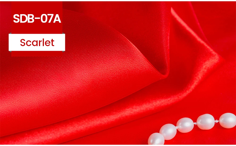 28 Farben Polyester-Satin-Stoff für Hochzeitskleider, Mode, DIY-Bastelarbeiten, Kostüme, Dekorationen, Meterware, Sonderangebot – Detail 11