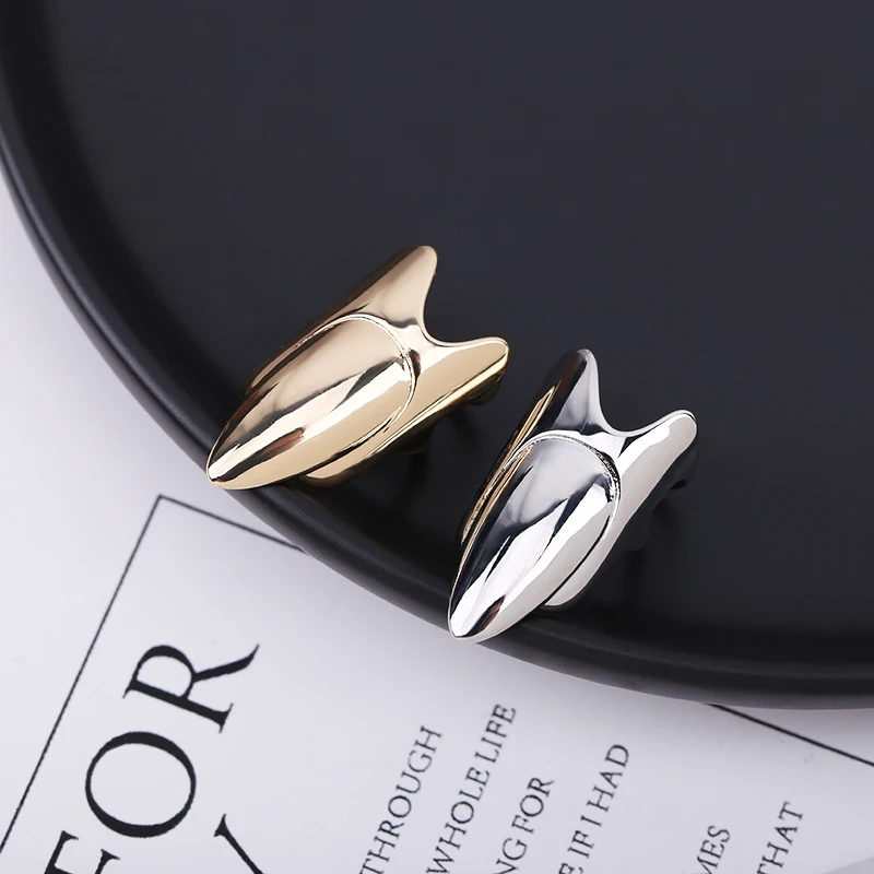 New Gothic Metal Line Thin Nail Rings for Women Daily Fingertip Protective Cover Trendy Ring Jewelry Gift to Girlfriend Manicure