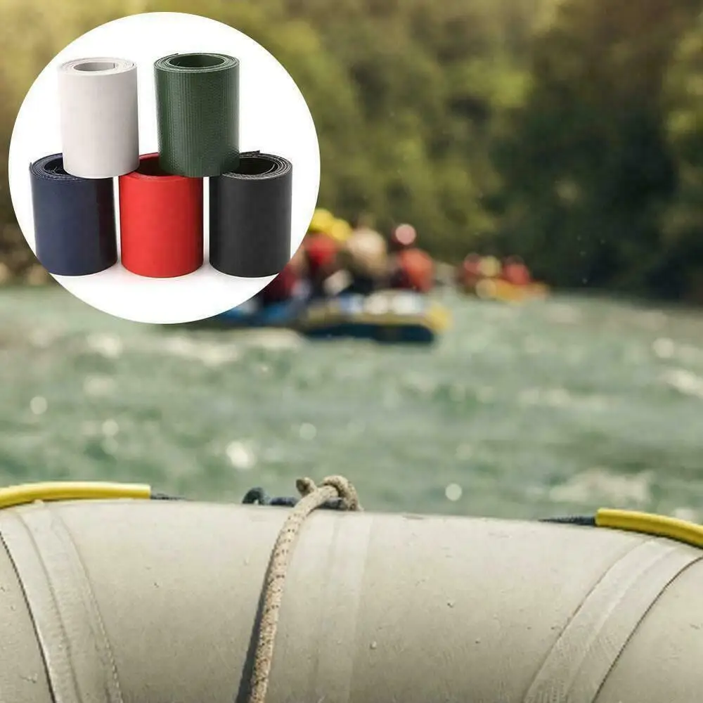 Heißer Verkauf Aufblasbare Boote Pvc Reparatur Patch 50*1000mm Spezielle Beschädigt Kajak Patch Werkzeug Undichten Loch Reparaturen Boot zubehör