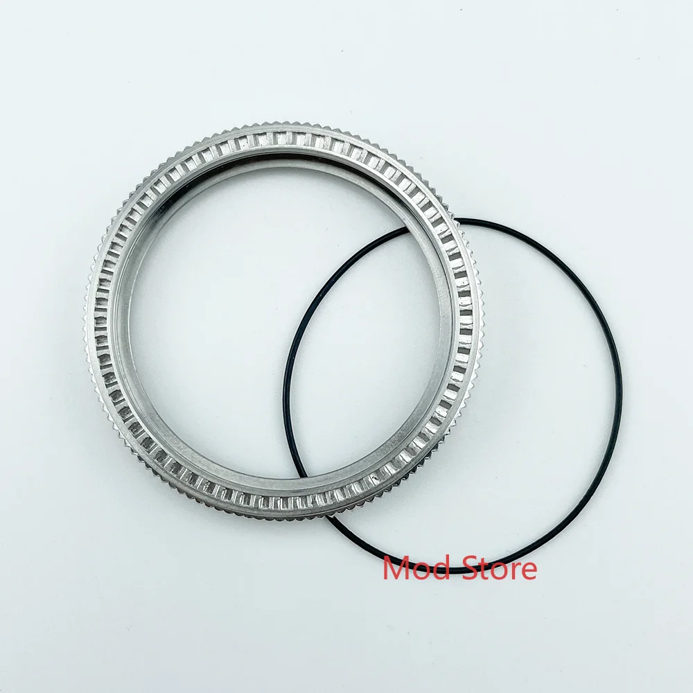 SKX007/SKX173/SKX011/SRPD Coin Edge Bezel Silver Polished Finish 316L Stainless Steel High Quality Includ Gasket