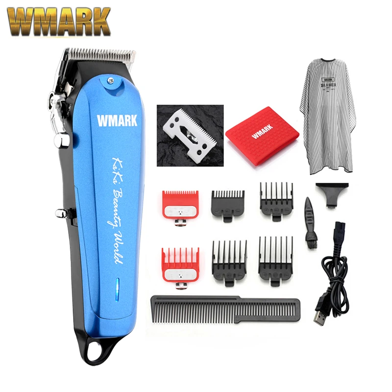 

WMARK Hair Cutting Machine NG-103B Professional Cordless Hair Clippers Hair Cutter Hair Trimmer 6500 RPM