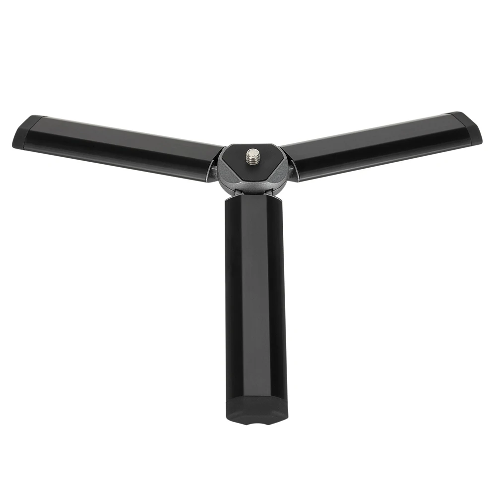 Mini trípode de aleación de aluminio plegable, accesorio de tornillo de 1/4 pulgadas para cámara, cardán, Tripode, camara Profesional, monopié