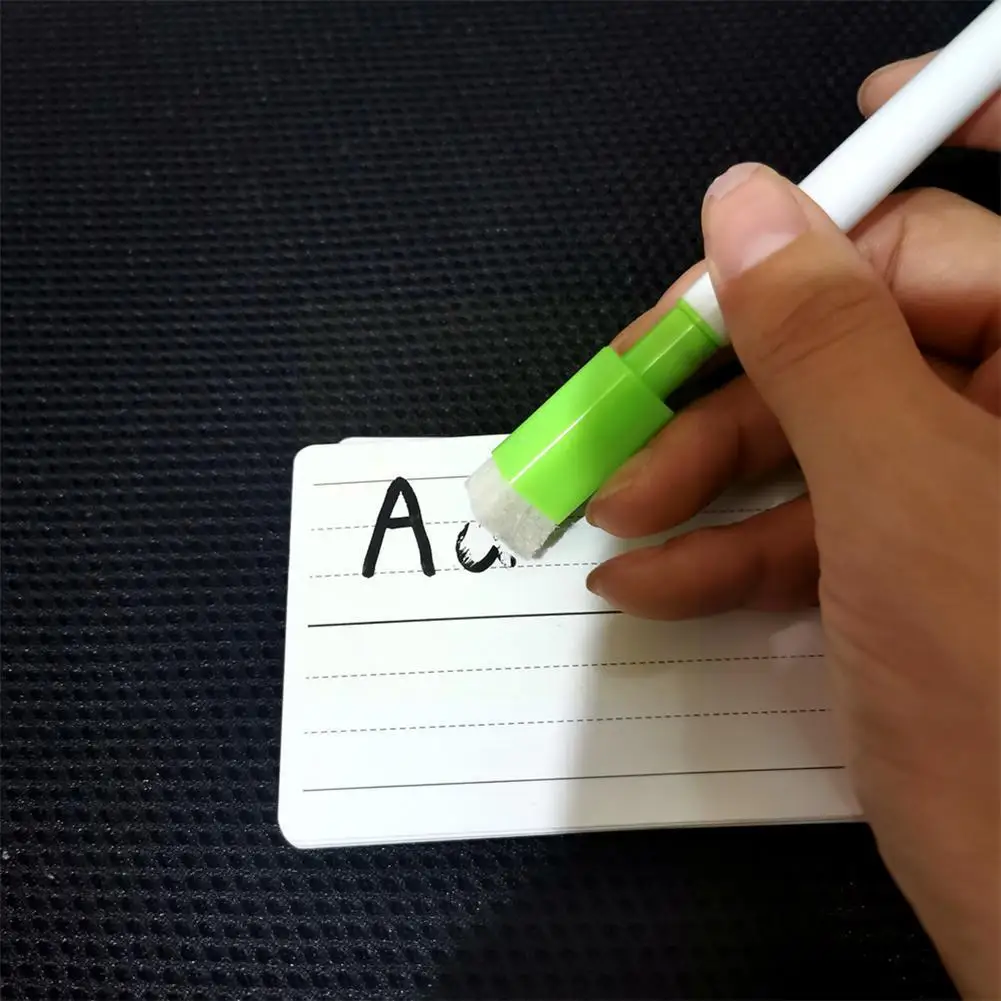 26 + 1 حرف الإنجليزية بطاقة فلاش الأبجدية لوحة الحروف مكتوبة بخط اليد مع مشبك ألعاب تعليمية تعلم اللغة الإنجليزية للطفل D3N3 #3